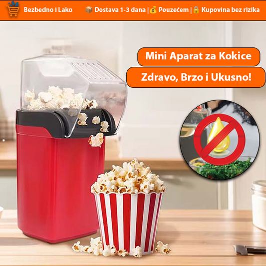 Aparat za kokice bez ulja – zdrav užitak za celu porodicu