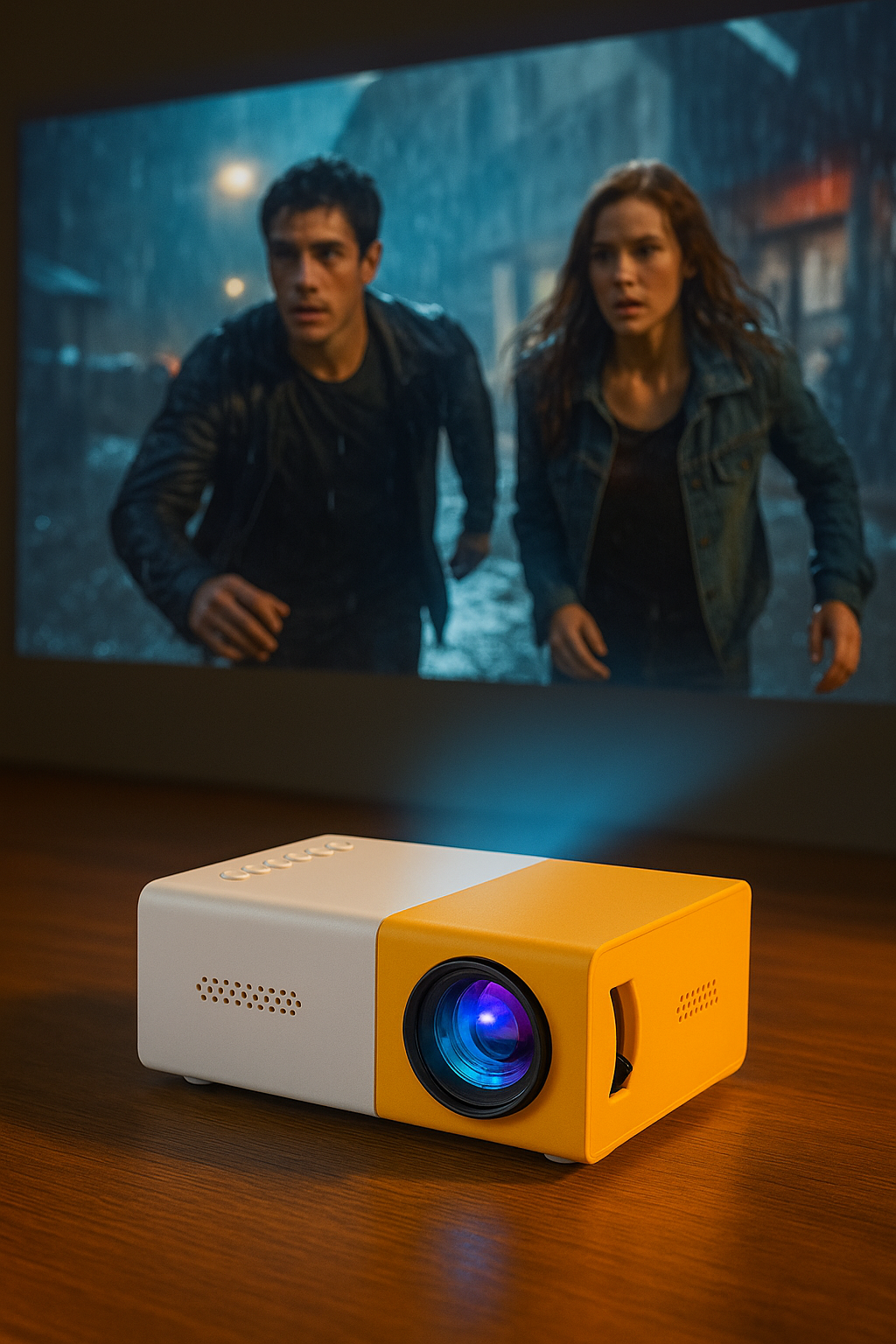 Bioskop na zidu za 60 sekundi uz mini projektor