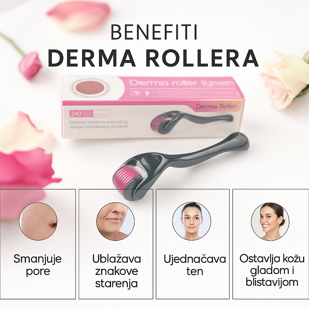 ✨ Derma Roller – tajna zategnute i blistave kože!